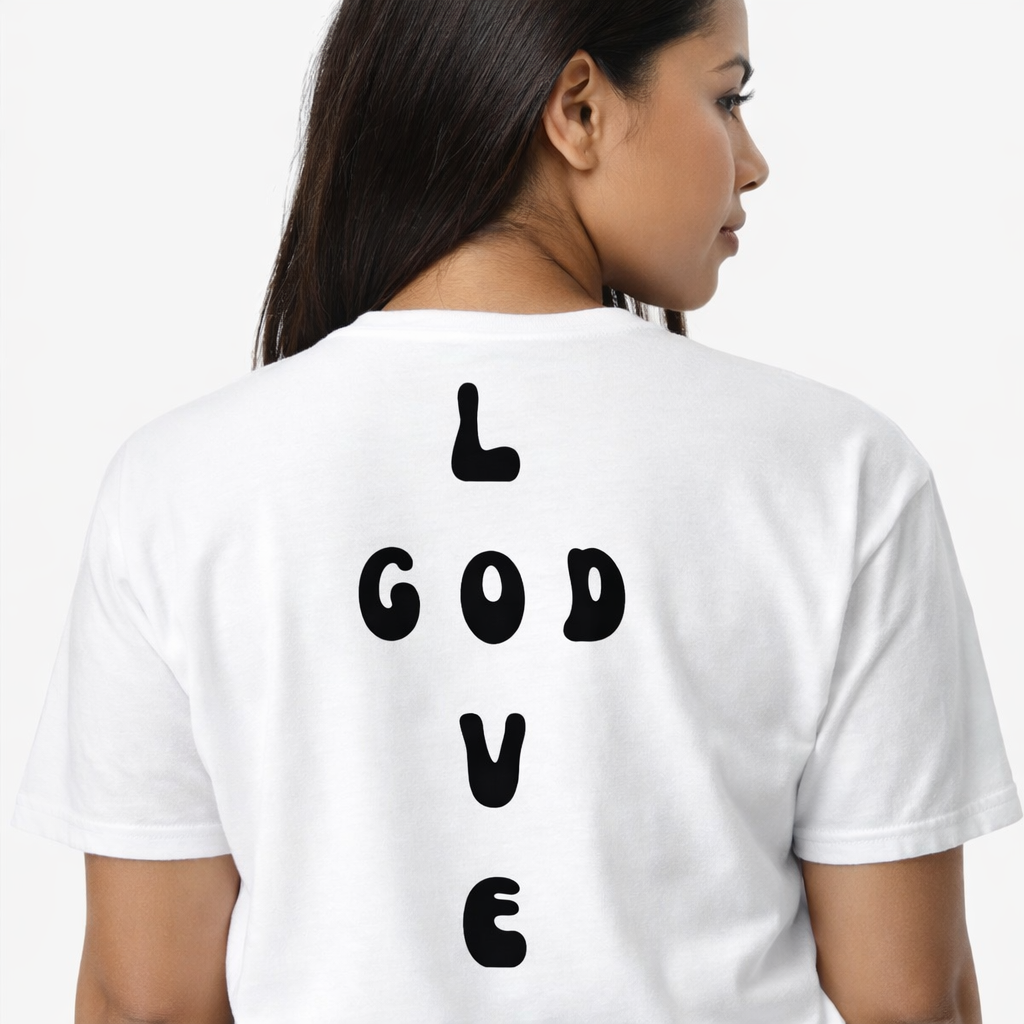 God Is Love T-Shirt | Christian Minimalist Faith Shirt