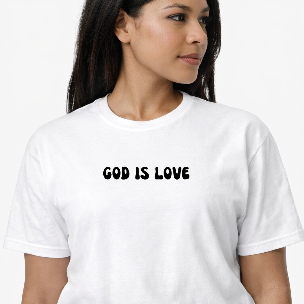 God Is Love T-Shirt | Christian Minimalist Faith Shirt