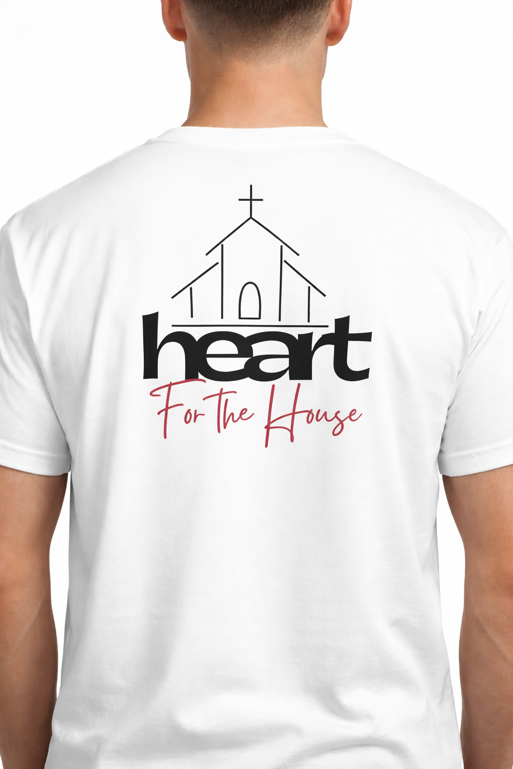 Heart for the House Christian T-Shirt | Church Community Faith Tee