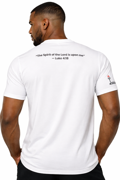 Anointed for Impact White Christian T-Shirt | Kingdom Purpose Tee
