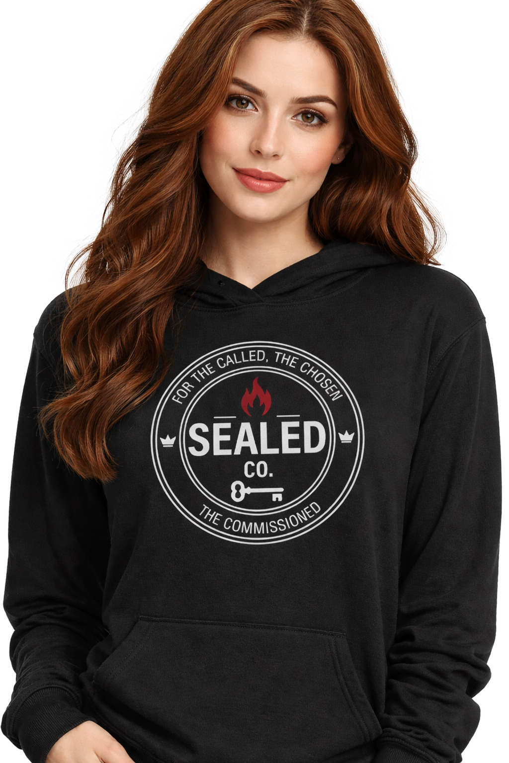 SEALED Co. Black Hooded Long-Sleeve
