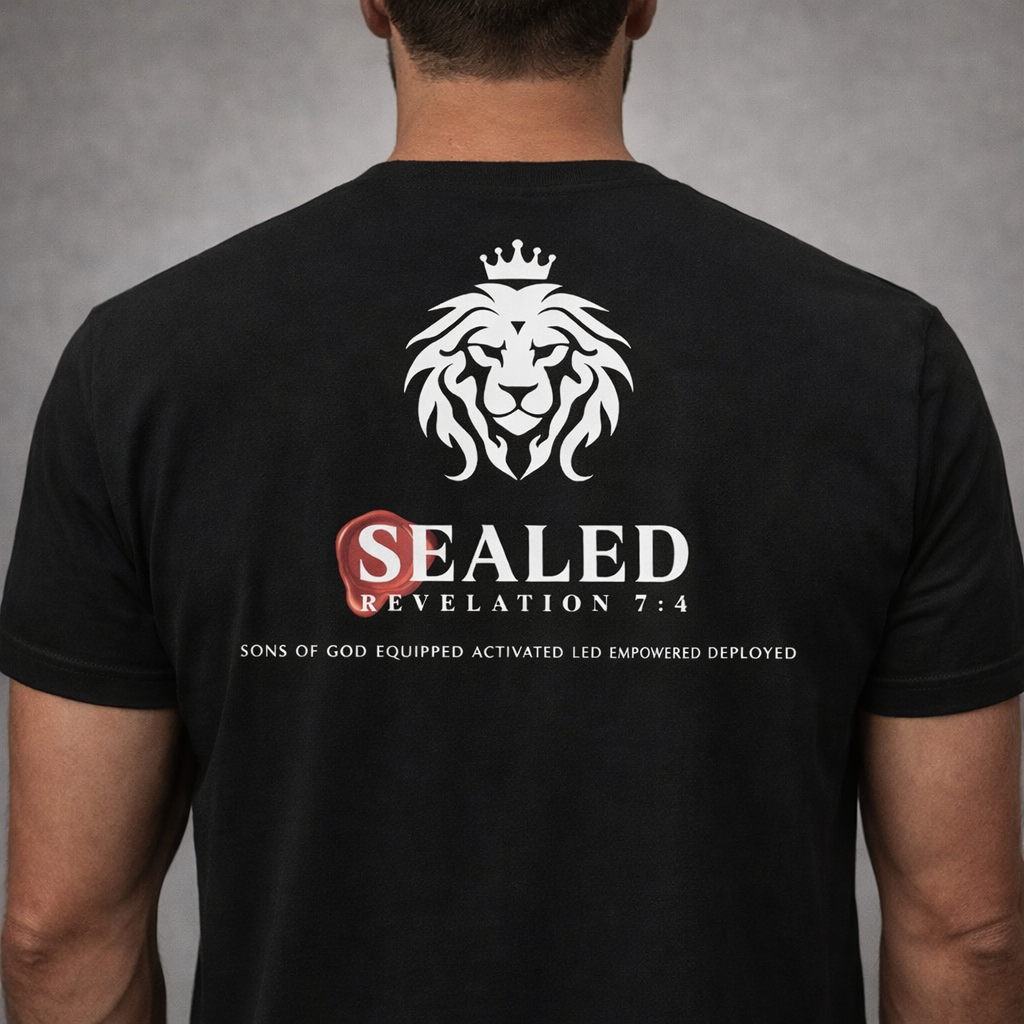 SEALED Ministries T-Shirt | Revelation 7:4 Christian Identity Shirt
