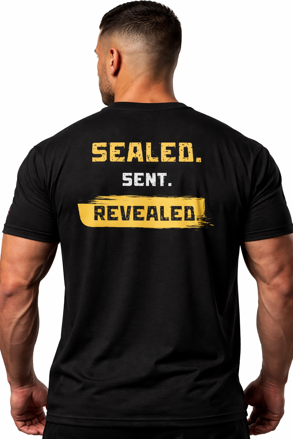Son of God Sealed Sent Revealed Christian T-Shirt | Black Faith Graphic Tee