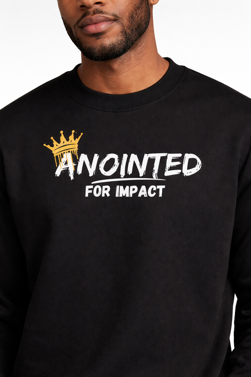 Anointed for Impact Christian Sweatshirt | Faith Based Hoodie by SEALED Collective