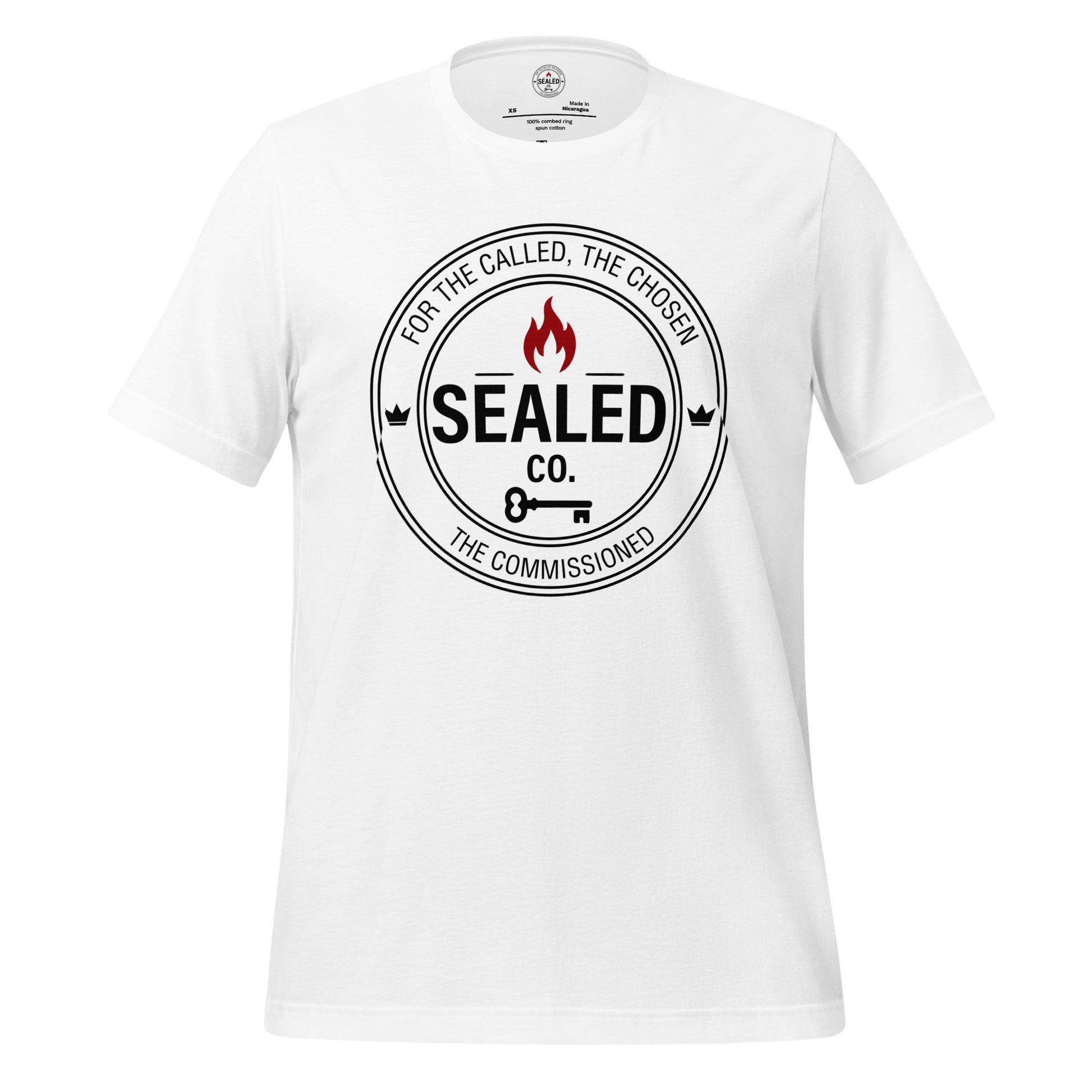 SEALED Co. White Christian T-Shirt | Kingdom Faith Apparel by SEALED Collective