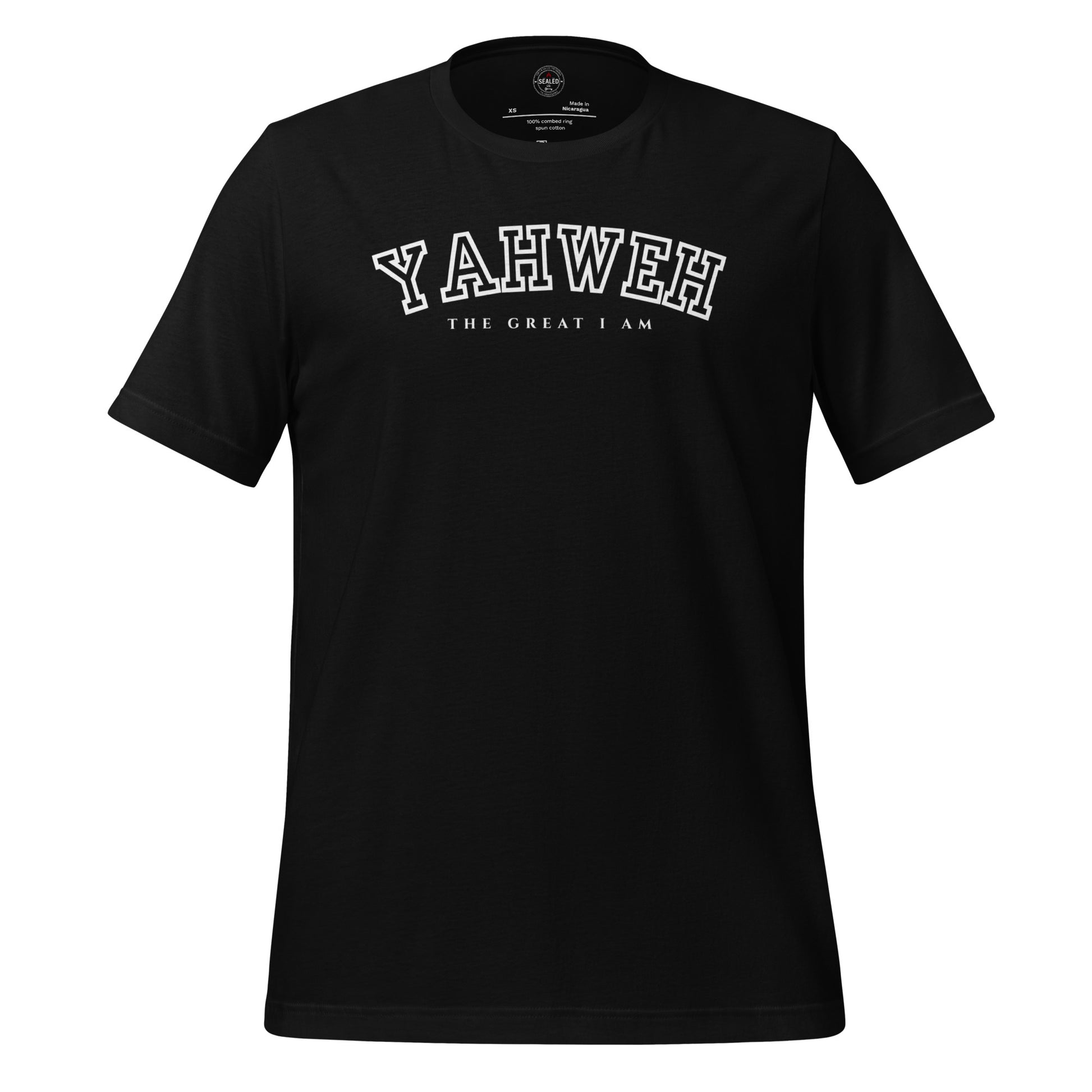 Yahweh The Great I Am Christian T-Shirt – Biblical Name of God Faith Apparel